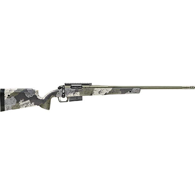 Picture of  Springfield Armory Baw920308g Model 2020 Waypoint  308 Win 5+1 Cap 20" Mil-Spec Green Cerakote Rec/Barrel Evergreen Camo Carbon Fiber Hybrid Profile With M-Lok Stock Right Hand (Full Size)