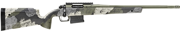 Picture of  Springfield Armory Baw9206cmg Model 2020 Waypoint  6Mm Creedmoor 5+1 Cap 20" Mil-Spec Green Cerakote Rec/Barrel Evergreen Camo Carbon Fiber Hybrid Profile With M-Lok Stock Right Hand (Full Size) 706397939182