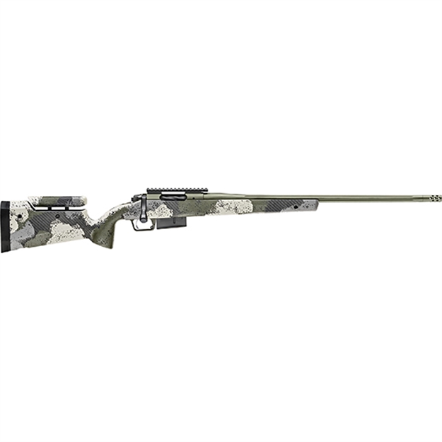 Picture of  Springfield Armory Baw92265cmga 2020 Waypoint  6.5 Creedmoor 5+1 22" Evergreen Camo Hybrid Profile W/Adjustable Cheek Comb Stock Mil-Spec Green Cerakote Right Hand