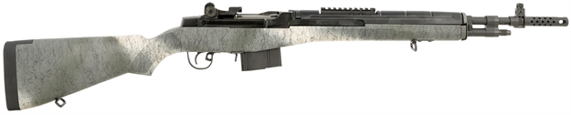 Picture of  Springfield Armory Aa9112 M1a Scout Squad Sports South Exclusive 308 Win 10+1 18" Black Cerakote Steel Barrel, Picatinny Rail Steel Receiver, Fixed GB Black Speckled Synthetic Stock