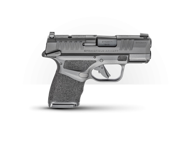 Picture of  Springfield Armory Hc9319bospmslc Hellcat Micro-Compact Osp 9Mm Luger 3" 10+1, Black, Polymer Frame, Serrated/Optic Cut Slide, Manual Safety