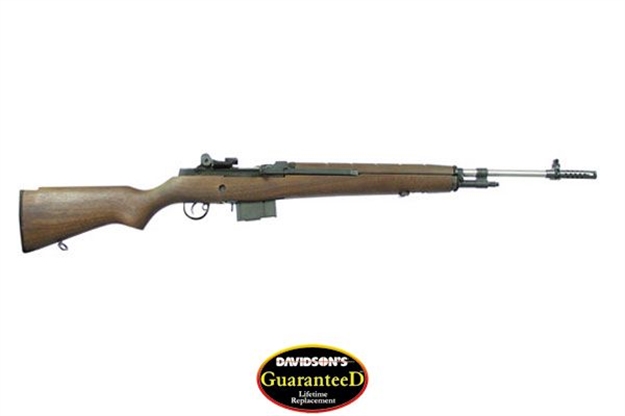 Picture of Springfield Armory M1a Loaded Semi-Auto Rifle 308 Win, Rh, 22 In, Stl, Wood Stock, 10+1 Rnd, 2 Stage Trgr