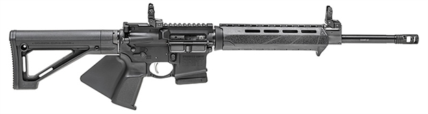 Picture of Springfield Armory Saint Semi-Auto Rifle, 5.56, 16"Bbl, Adjust Stk, M/Lok, Flip UP Sights, 1Ea 10 Rnd Mag, Featureless Grip CA 706397927080