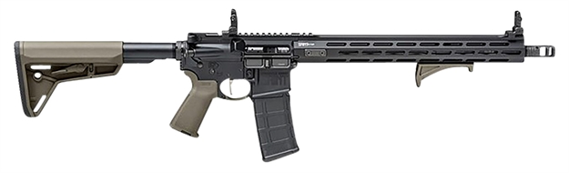Picture of  Springfield Armory Stv916556gplc Saint Victor 5.56X45mm Nato 10+1 16", Black Rec, OD Green Magpul SL Stock & Grip, Flip-Up Sights, Includes Magpul Angled Grip