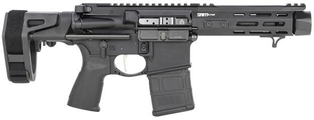Picture of Springfield Armory Stv955556b Saint Victor Pdw 5.56X45mm Nato 5.50" 20+1 Black Hard Coat Anodized Maxim Scw Brace Black Riptilia Cqg Grip Right Hand