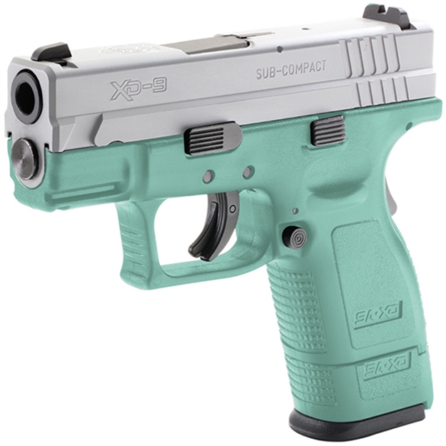 Picture of Springfield Armory XD 9Mm 3 Subcompact Robins Egg Satin Alum