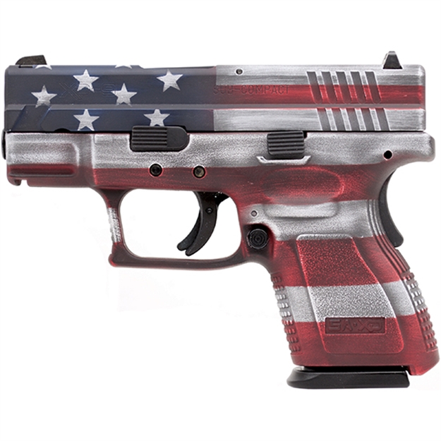 Picture of Springfield Armory XD 9Mm Battleworn US Flag Cerakote Finish