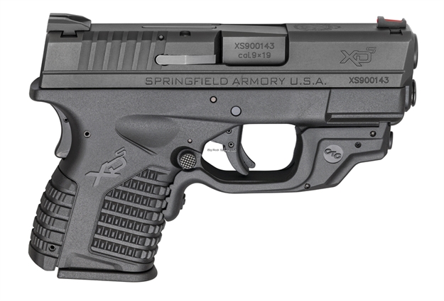 Picture of Springfield Armory Xd-S S-A Pistol 3.3 9Mm With Crimson Trace Red Laserguard,3 Mags 1-7, 1-8, 1-9Rd & Pocket Holster