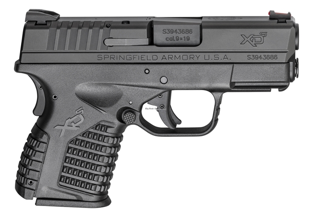 Picture of Springfield Armory Xd-S Single Stack Semi Auto Pistol, 9Mm, 3.3" Bbl, Blk 1Ea Mid Mag 8+1