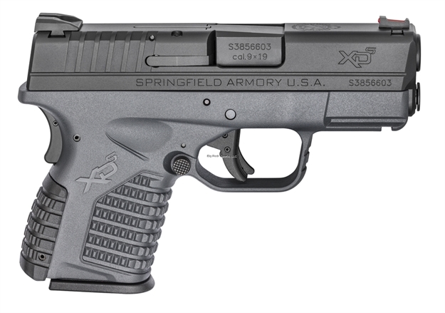 Picture of Springfield Armory Xd-S Single Stack Semi Auto Pistol, 9Mm, 3.3" Bbl, Gray, 1Ea Mid Mag 8+1