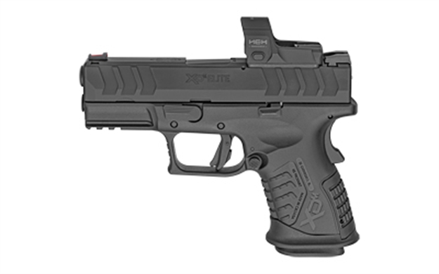 Picture of Springfield Armory Xdm Elite, 9Mm, 3.8"Bbl, Black, Dragonfly Red Dot, Fiber Front Sight, 2Ea 14-Rnd Mags XDM9389CBHCOSPD