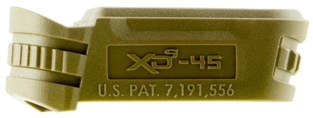 Picture of  Springfield Armory Xds5002mfde Backstrap Sleeve  Made OF Polymer With Flat Dark Earth & 1 Piece Design For 45 Acp Springfield Xd-S With #2 Backstrap & 3.30" Barrel 706397904357