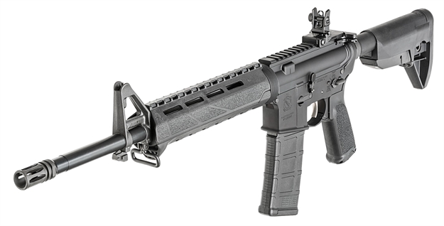 Picture of Springfield Armory Saint Semi-Auto Rifle, 5.56, 16"Bbl, Adjust Stk, M/Lok, Flip UP Rear Sight A2 Frnt, 1Ea 30 Rnd Mag ST916556BMA