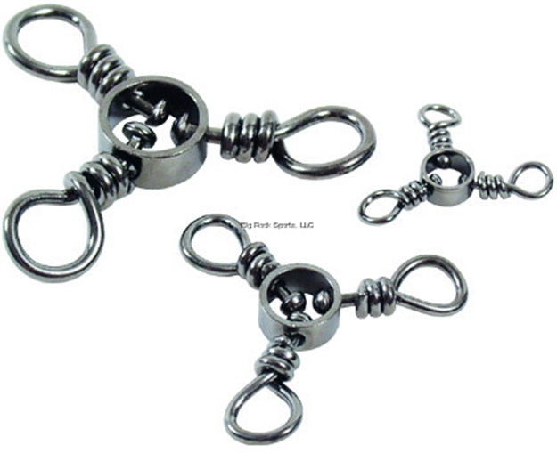 Picture of Spro / Gamakatsu 3-Way Swivel Black 25Lb 8Pk