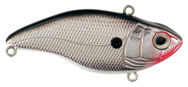 Picture of Spro / Gamakatsu Aruku Shad 75 Lipless Rattle Crankbait, 3", 5/8 Oz, Chrome Black, Sinking
