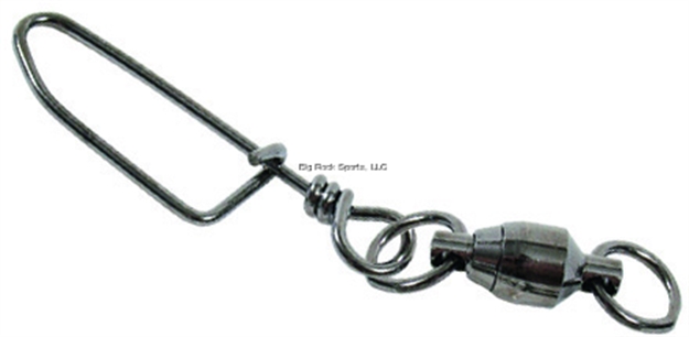 Picture of Spro / Gamakatsu Ball Bearing Swivel W/2-Welded Rngs & Coastlock Snap Black 6Pk Sbs2wrclb-06-6