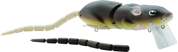 Picture of Spro / Gamakatsu Bbz-1 Rat 50 Segmented Swimbait, 5 1/4", 2 1/4 Oz, Brown, Floating