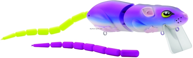 Picture of Spro / Gamakatsu Bbz-1 Rat 50 Segmented Swimbait, 5 1/4", 2 1/4 Oz, Morning Dawn, Floating