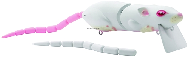 Picture of Spro / Gamakatsu Bbz-1 Rat 50 Segmented Swimbait, 5 1/4", 2 1/4 Oz, White, Floating
