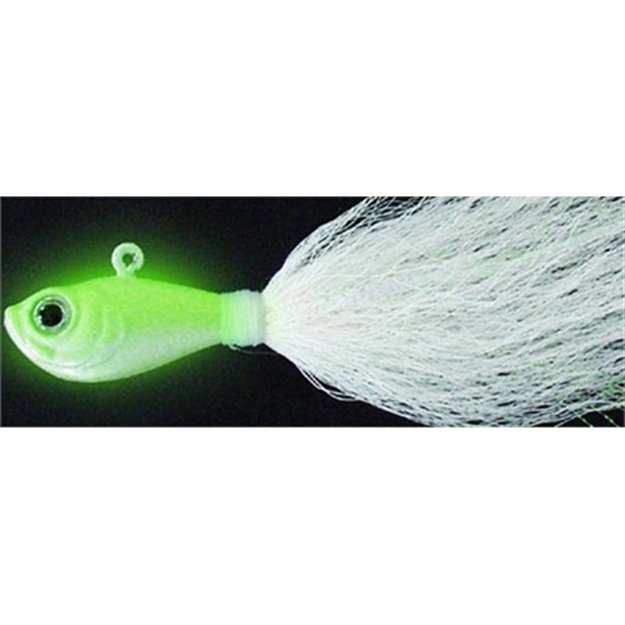 Picture of Spro / Gamakatsu Prime Bucktail Jig, 3/4 Oz, 5/0 Hook, Glow SBTJGL-3/4 651583106841