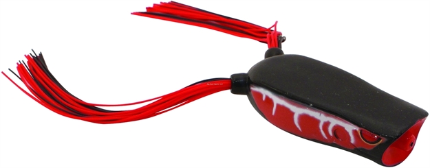 Picture of Spro / Gamakatsu Dean Rojas Baby Bronzeye Popper Frog 50, 2", 1/4 Oz, Black Widow, Floating
