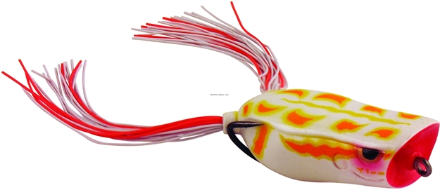 Picture of Spro / Gamakatsu Dean Rojas Baby Bronzeye Popper Frog 50, 2", 1/4 Oz, Tropical White, Floating
