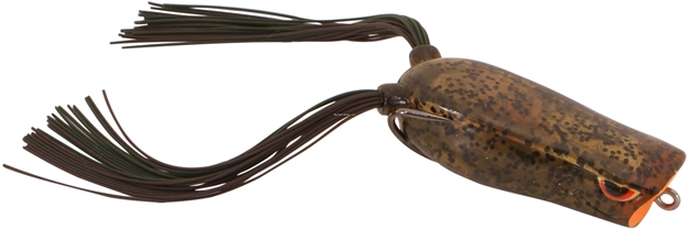 Picture of Spro / Gamakatsu Dean Rojas Bronzeye Popper Frog, 2 1/2", 1/2 Oz, Green Pumpkin, Floating