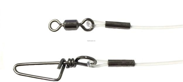 Picture of Spro / Gamakatsu Flurocarbon Leader, Power Swivel, 80 Lb, 2 Pack