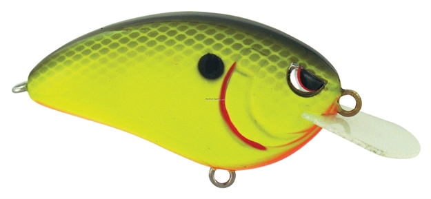 Picture of Spro / Gamakatsu John Crews Little John 50 Crankbait, 2", 1/2 Oz, Chartreuse Black Back, Floating