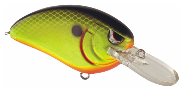 Picture of Spro / Gamakatsu John Crews Little John MD 50 Crankbait, 2", 1/2 Oz, Chartreuse Black, Floating