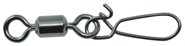 Picture of Spro / Gamakatsu Power Swivel W/Hyper Snap Black Sz6 70Lb 5Pk