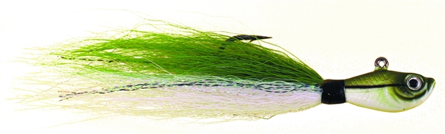 Picture of Spro / Gamakatsu Prime Bucktail Jig, 1 1/2 Oz, 6/0 Hook, Sand Eel Green