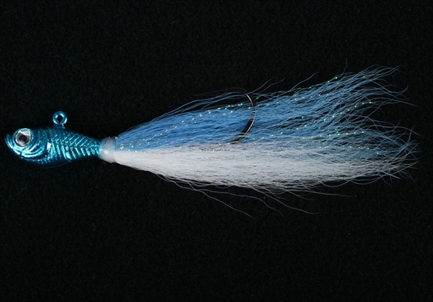 Picture of Spro / Gamakatsu Prime Bucktail Jig, 1 Oz, 6/0 Hook, Chrome Blue