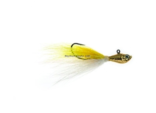 Picture of Spro / Gamakatsu Prime Bucktail Jig, 2 Oz, 7/0 Hook, Chrome Gold