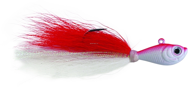 Picture of Spro / Gamakatsu Prime Bucktail Jig, 3/4 Oz, 5/0 Hook, Red & White