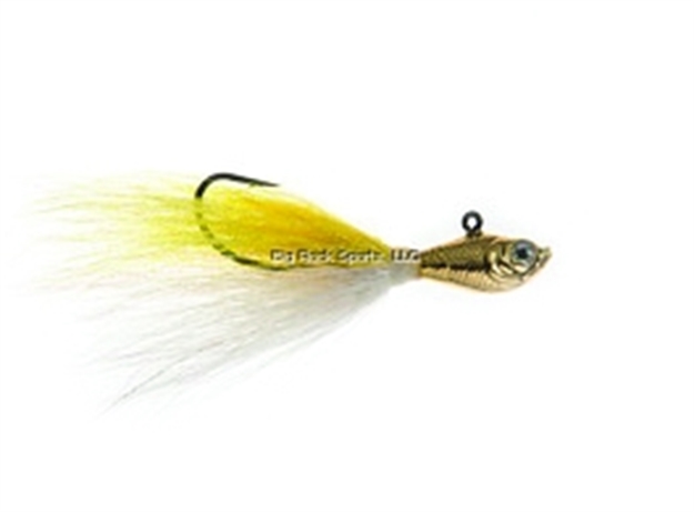 Picture of Spro / Gamakatsu Prime Bucktail Jig, 3 Oz, 8/0 Hook, Chrome Gold