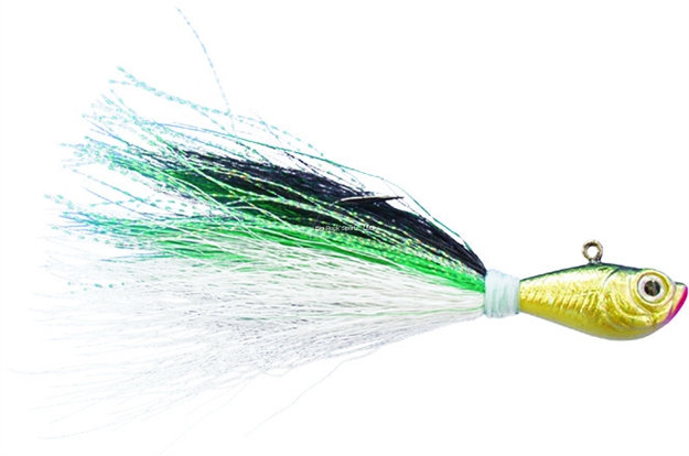 Picture of Spro / Gamakatsu Prime Bucktail Jig, 4 Oz, 8/0 Hook, Green Shad