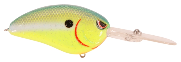 Picture of Spro / Gamakatsu John Crews Little John DD 70 Crankbait, 2 3/4", 1 Oz, Chartreuse Nasty, Floating SLJD70CHN