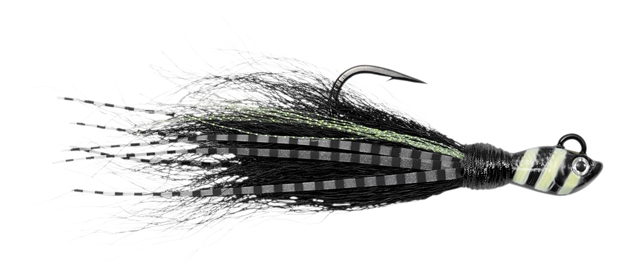 Picture of Spro Power Bucktail, Zebra, Black, 2Oz