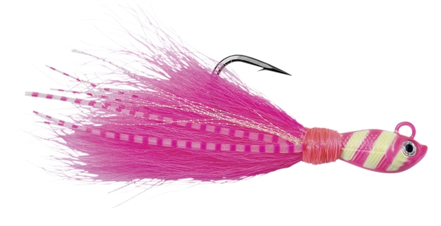 Picture of Spro Power Bucktail, Zebra, Crazy Pink, 3Oz