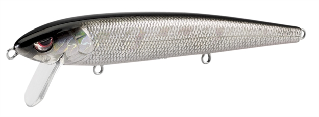 Picture of Spro Zero Minnow 130, Wake Bait,  Silver Black