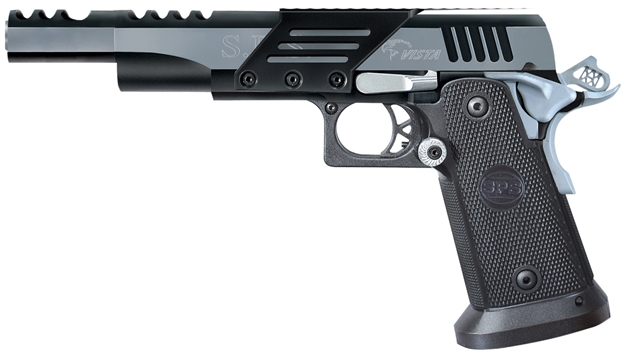 Picture of Sps Metro Vista Long Semi Auto Pistol 38 Super, 5.5 In, Poly Grp, 21+1 Rnd, Scope Mount, Blk Frame