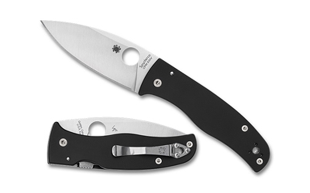 Picture of Spyderco Bodacious Blk/Slv S30v Srtd C263GS