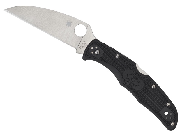 Picture of  Spyderco C10fpwcbk Endura 4 Lightweight 3.78" Folding Wharncliffe Plain Vg-10 SS Blade Black Bi-Directional Texturing Frn Handle Includes Pocket Clip
