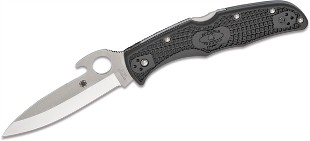 Picture of  Spyderco C10pgyw Endura 4 Lightweight 3.81" Folding Drop Point Plain Vg-10 SS Blade/Gray Frn Handle Includes Pocket Clip 716104001583