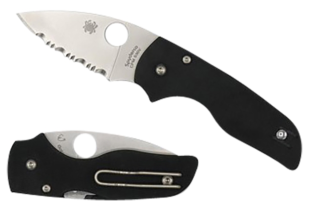 Picture of  Spyderco C230gp Lil' Native  2.42" Folding Plain Satin Cpm S30v SS Blade/Black Textured G10 Handle Includes Pocket Clip