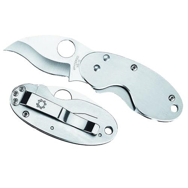 Picture of Spyderco Cricket Folder 1.87 IN Plain Stainless Handle