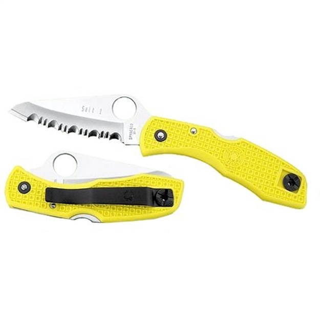 Picture of Spyderco C88syl C88 Salt 1 Yellow Spy