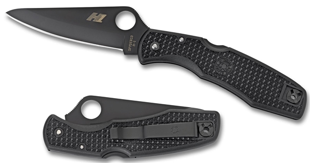 Picture of Spyderco Pacific Salt Blk Plain H1