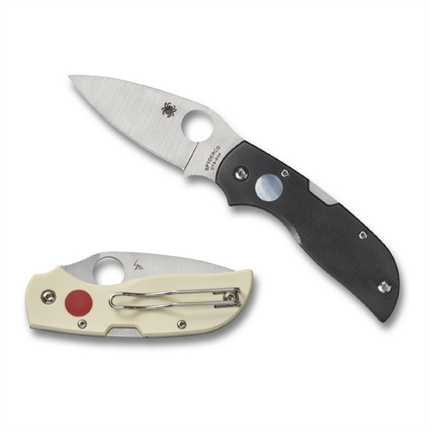 Picture of Spyderco Chaparral Folder 2.8In Blade Black-White G10 Handle